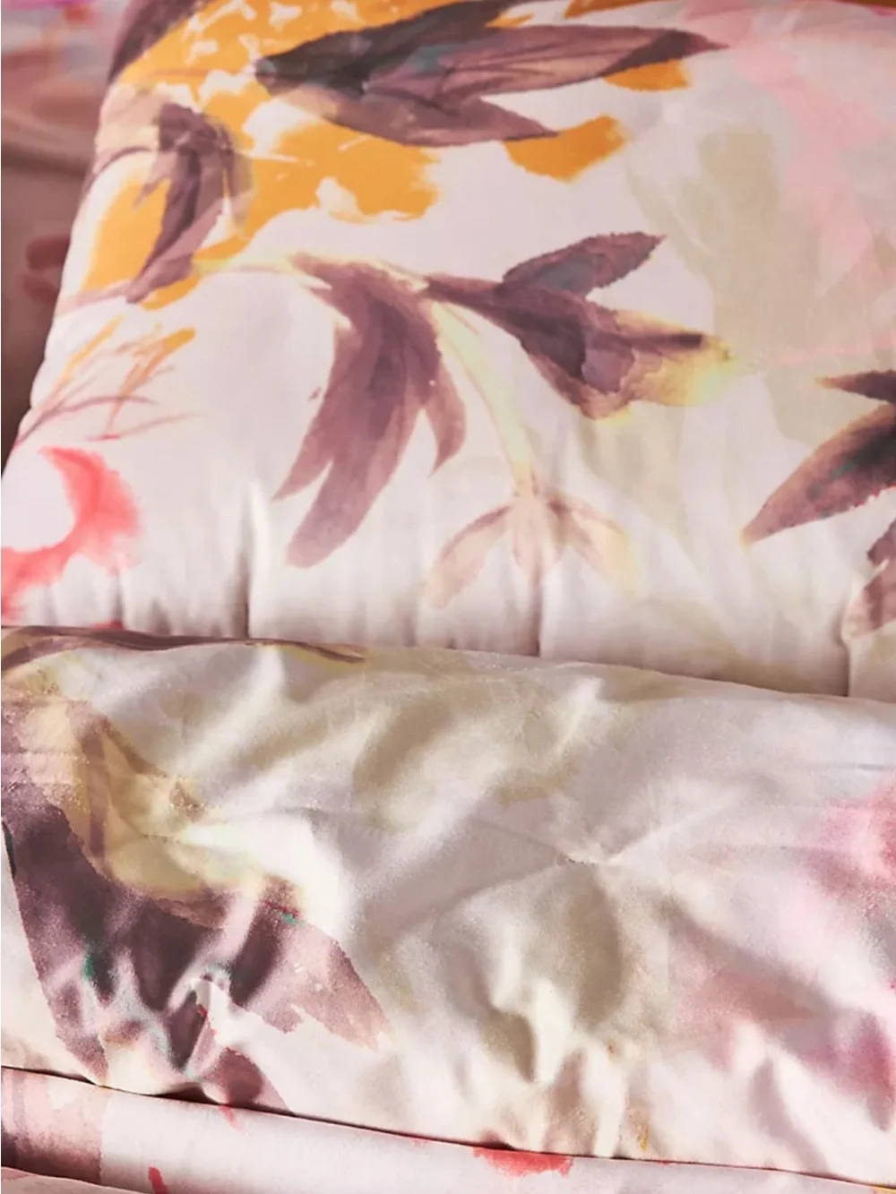 Anthropologie Velvet Shannon comforter and Sham Set - Soft Watercolor Bedding